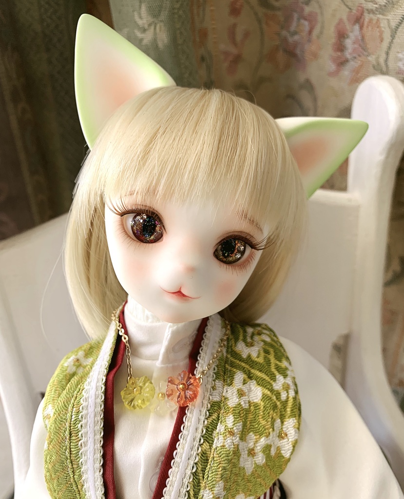 【cocoriang〜40cmドールまで】3つ花コスモスポシェット