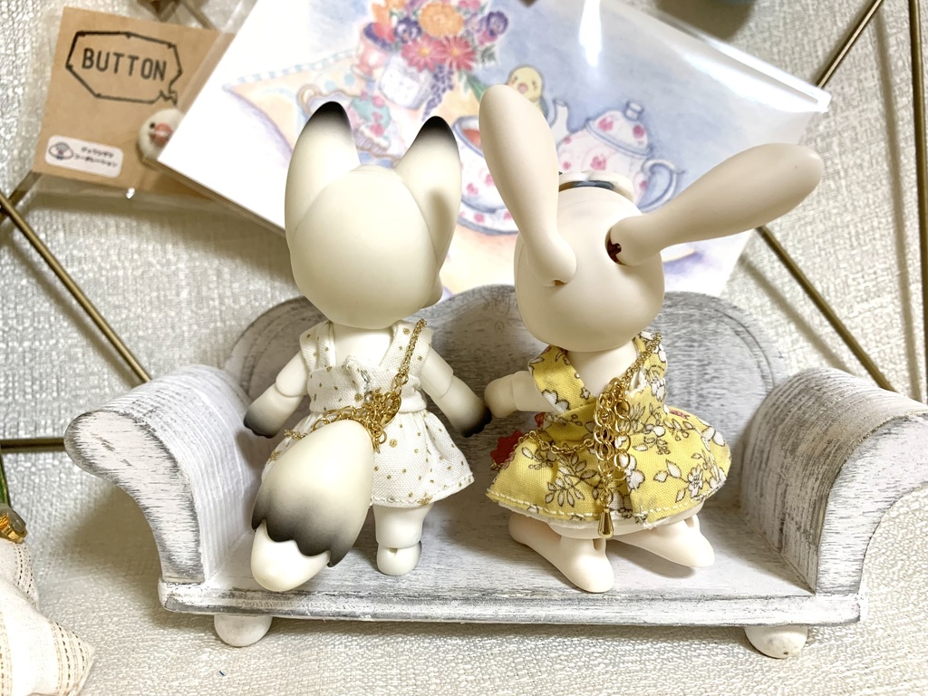 【cocoriang〜40cmドールまで】3つ花コスモスポシェット