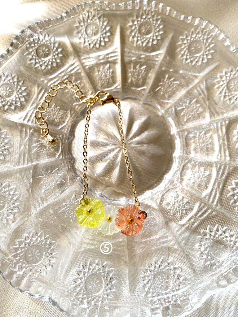 【cocoriang〜40cmドールまで】3つ花コスモスポシェット