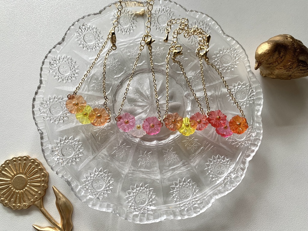 【cocoriang〜40cmドールまで】3つ花コスモスポシェット