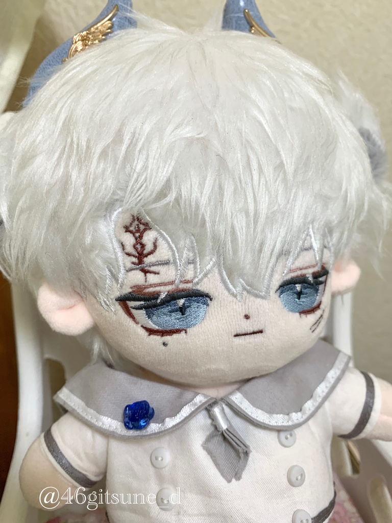 【オビツ11〜】薔薇マグネットブローチ