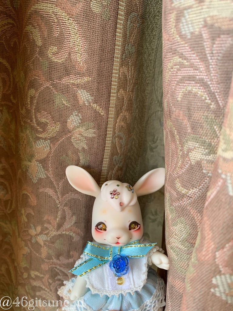 【オビツ11〜】薔薇マグネットブローチ