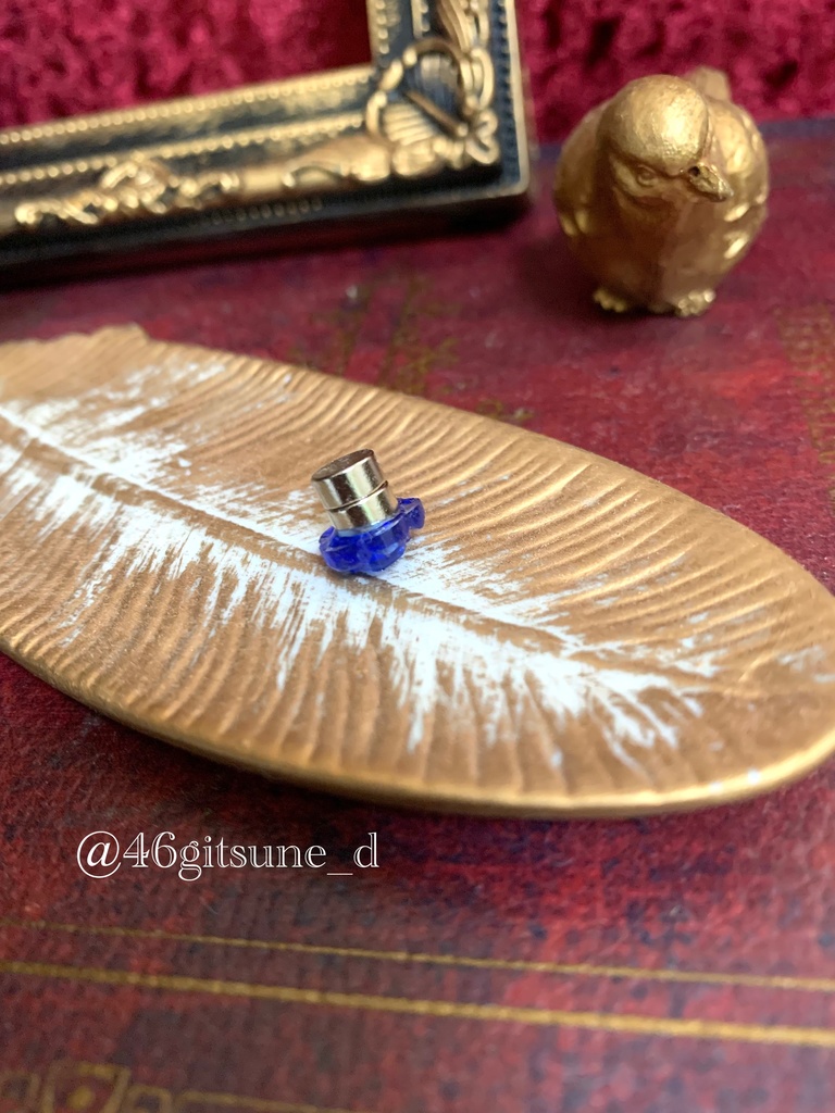 【オビツ11〜】薔薇マグネットブローチ