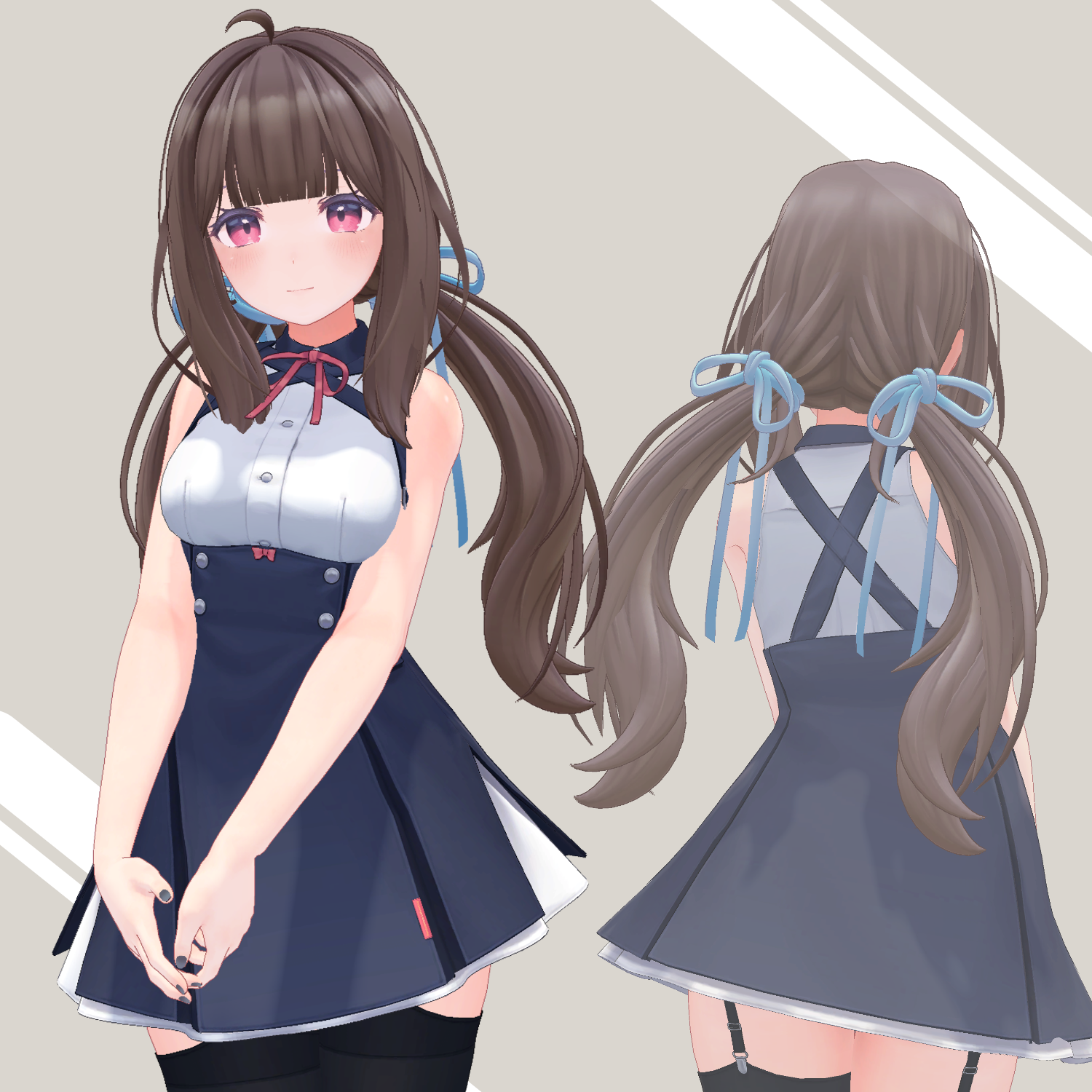 ぱっつんローツイン