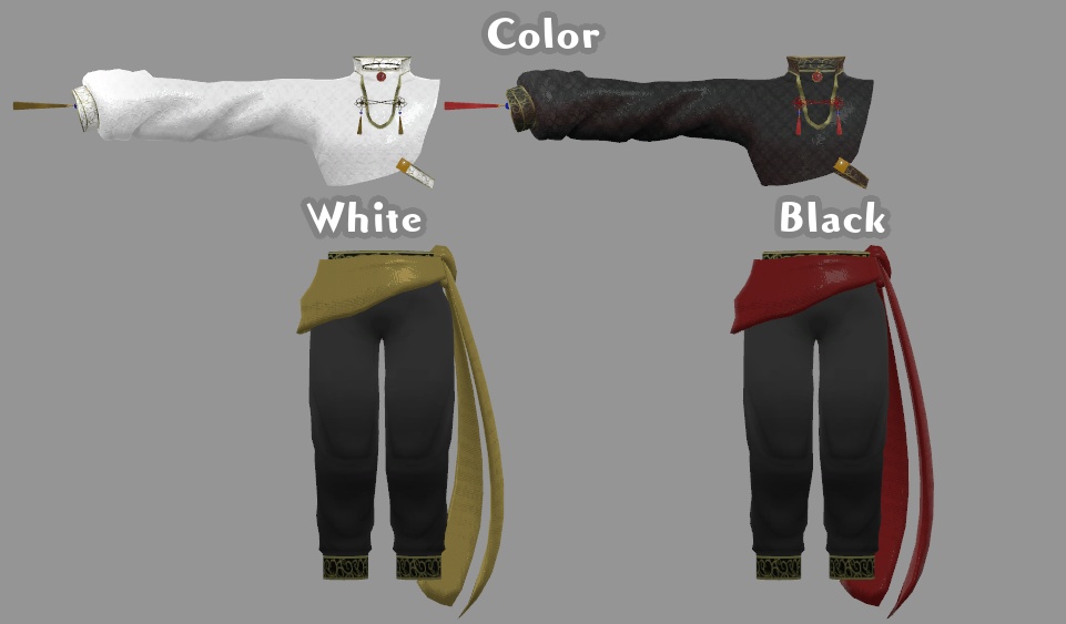 【水瀬対応】片袖チャイナ