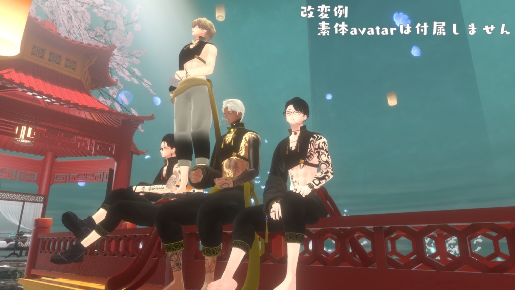 【水瀬対応】片袖チャイナ