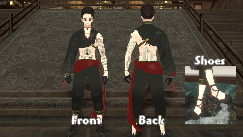 【水瀬対応】片袖チャイナ