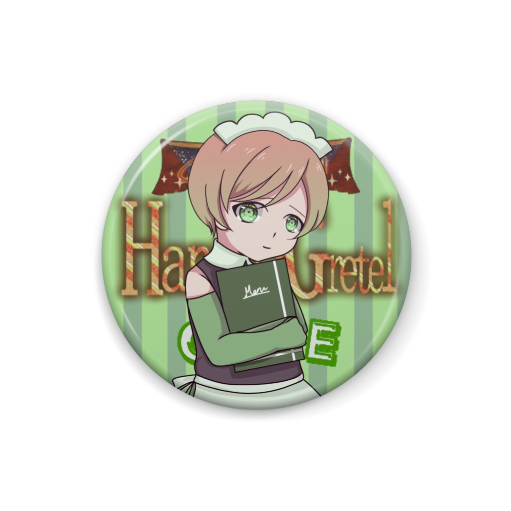 「おとぎ人形劇 Hansel's Gretel」コラボカフェ風缶バッジ(全2種)