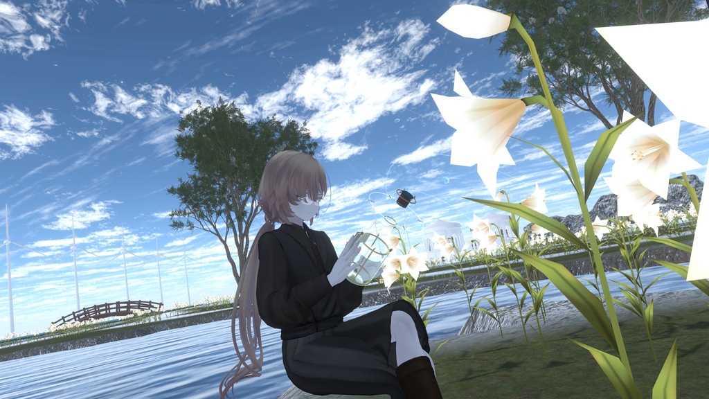 【VRChat/MA対応】空気標本瓶 — 風を集める魔法ギミック〈失敗演出3種付き〉