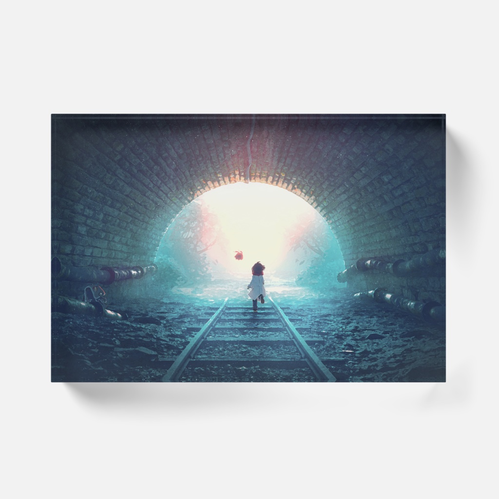 トンネル【アクリルブロック】