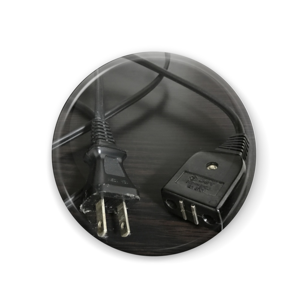 コード缶バッジ