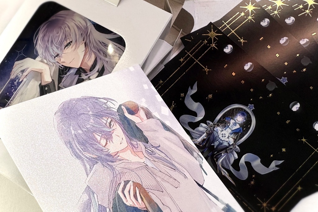 キラキラポストカードセット