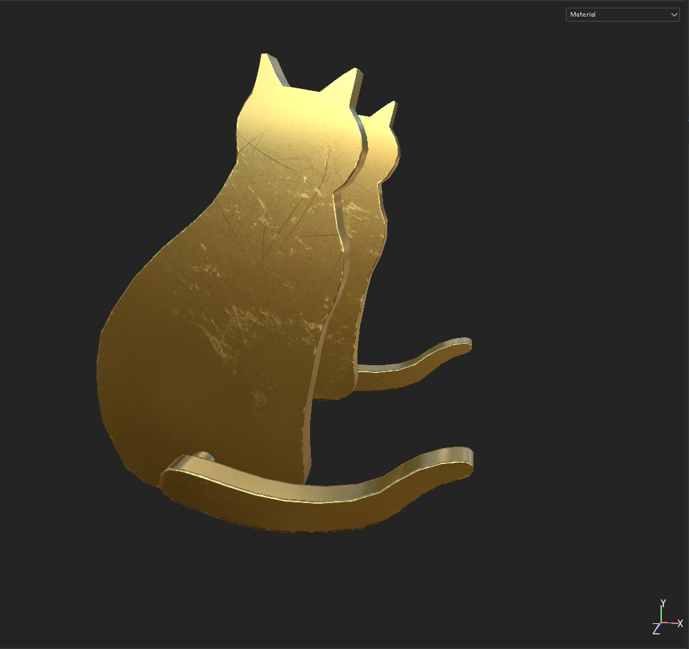 猫のドアノブ_Cat Doorknob