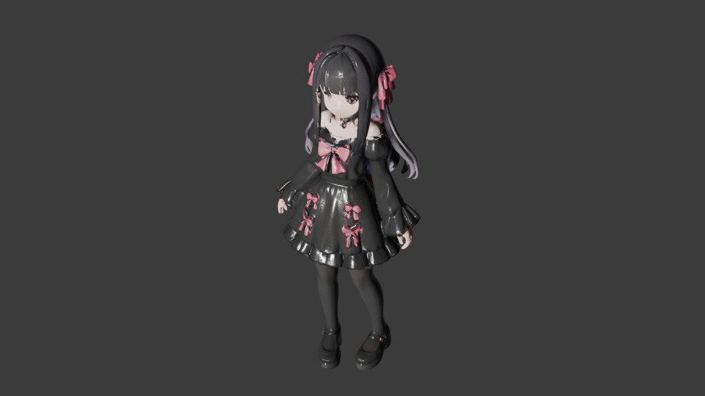 【３Dモデル】地雷ちゃん