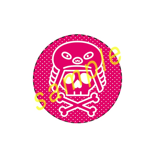 ◆カンバッチ◆フィンフェイマーク(ピンク)