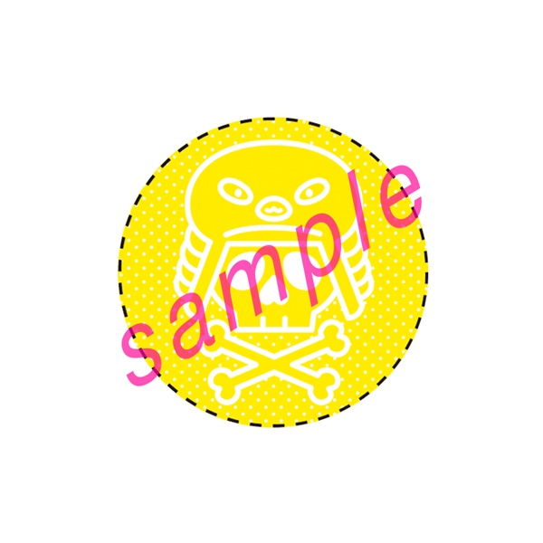 ◆カンバッチ◆フィンフェイマーク(イエロー)