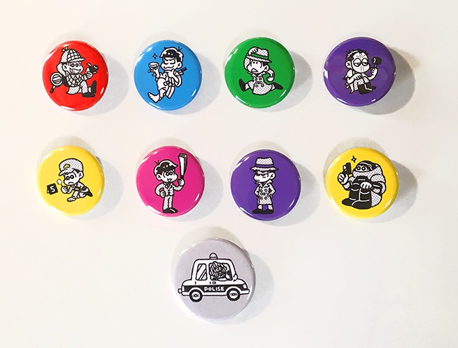 「なごみの缶バッチ」