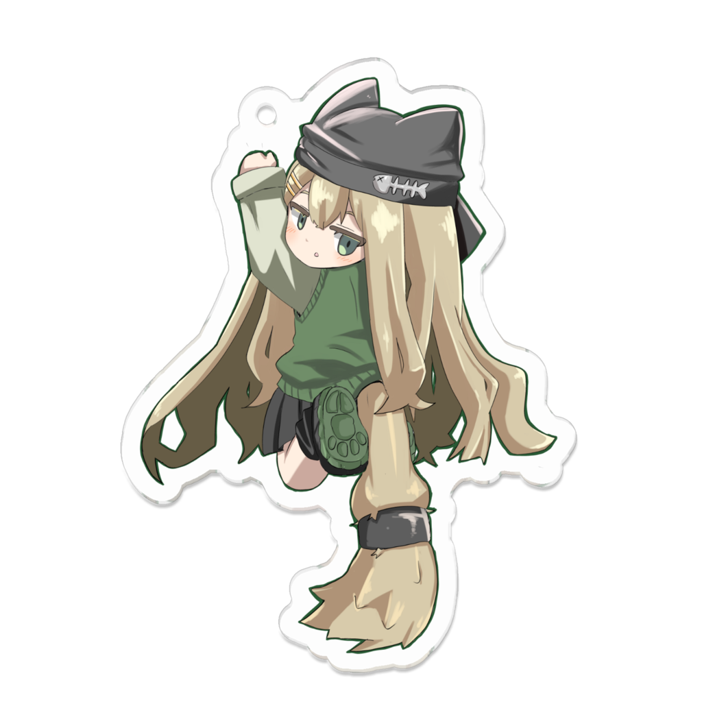 掴まりアクリルキーホルダー　「キプフェル」