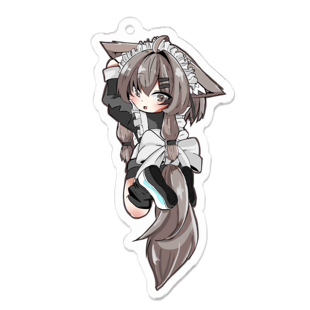 掴まりアクリルキーホルダー　「真冬」