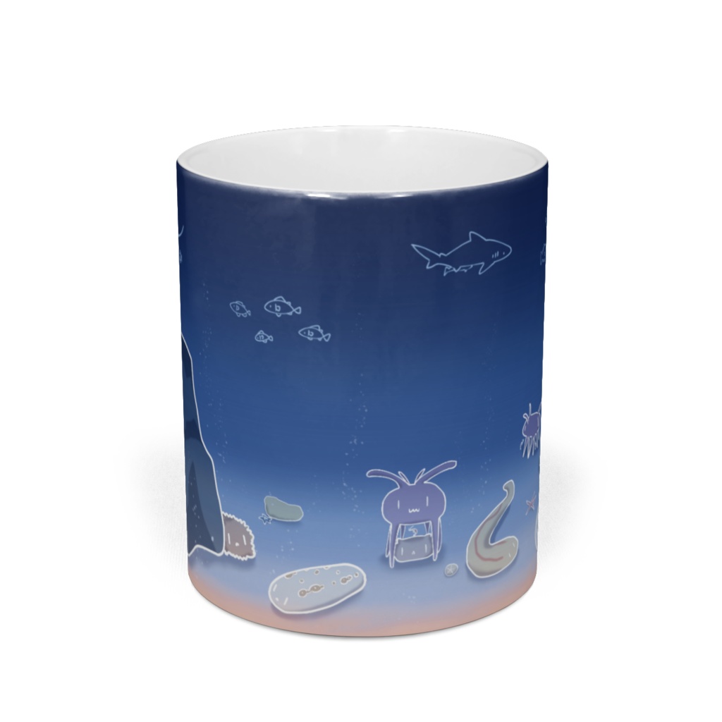 【マグカップ】ナマコと海の仲間たち