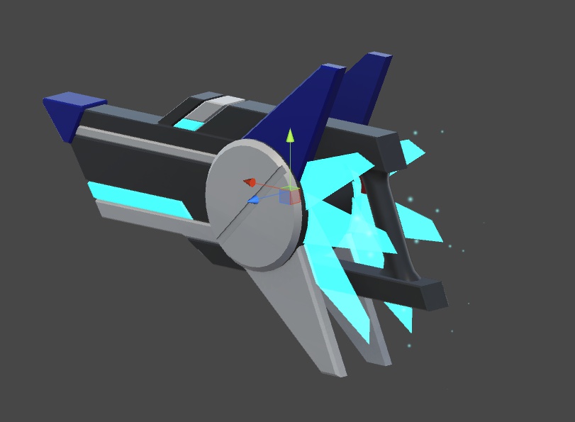 【VRChat想定】SF系短機銃モデル「アズルガルド」