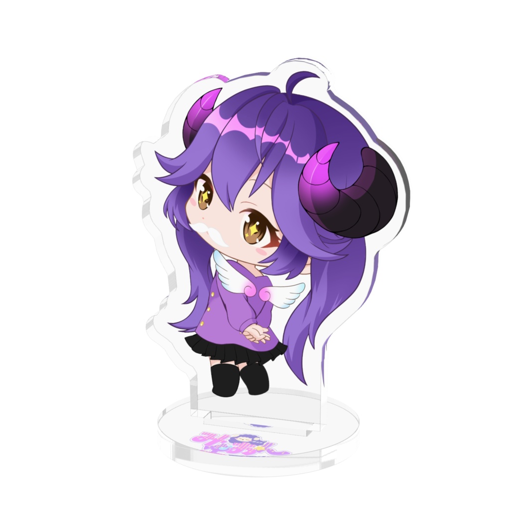 天使の羽根が欲しいみゅおんアクリルフィギュア