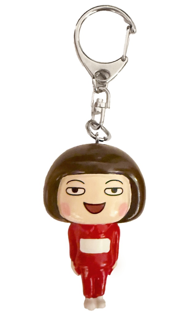 芋ジャージ女子のキーホルダー