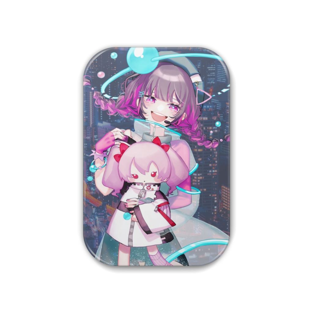 【一周年記念】角丸缶バッジ