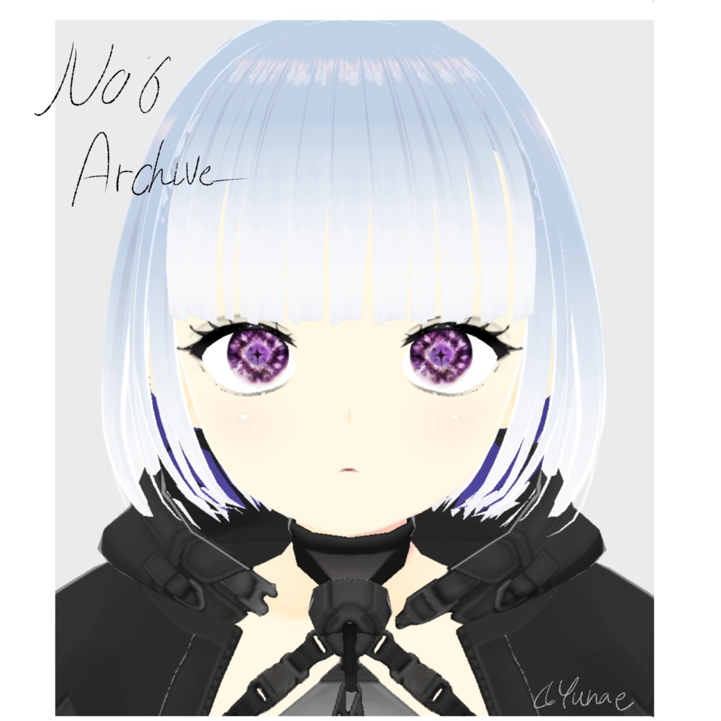 「Cyber」瞳テクスチャ6種【VRoid用】無料版有り