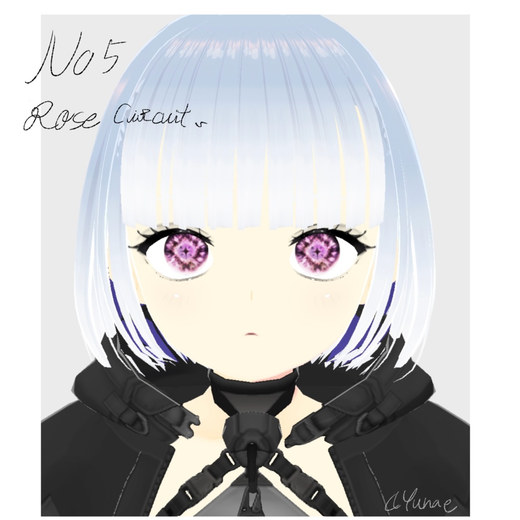 「Cyber」瞳テクスチャ6種【VRoid用】無料版有り