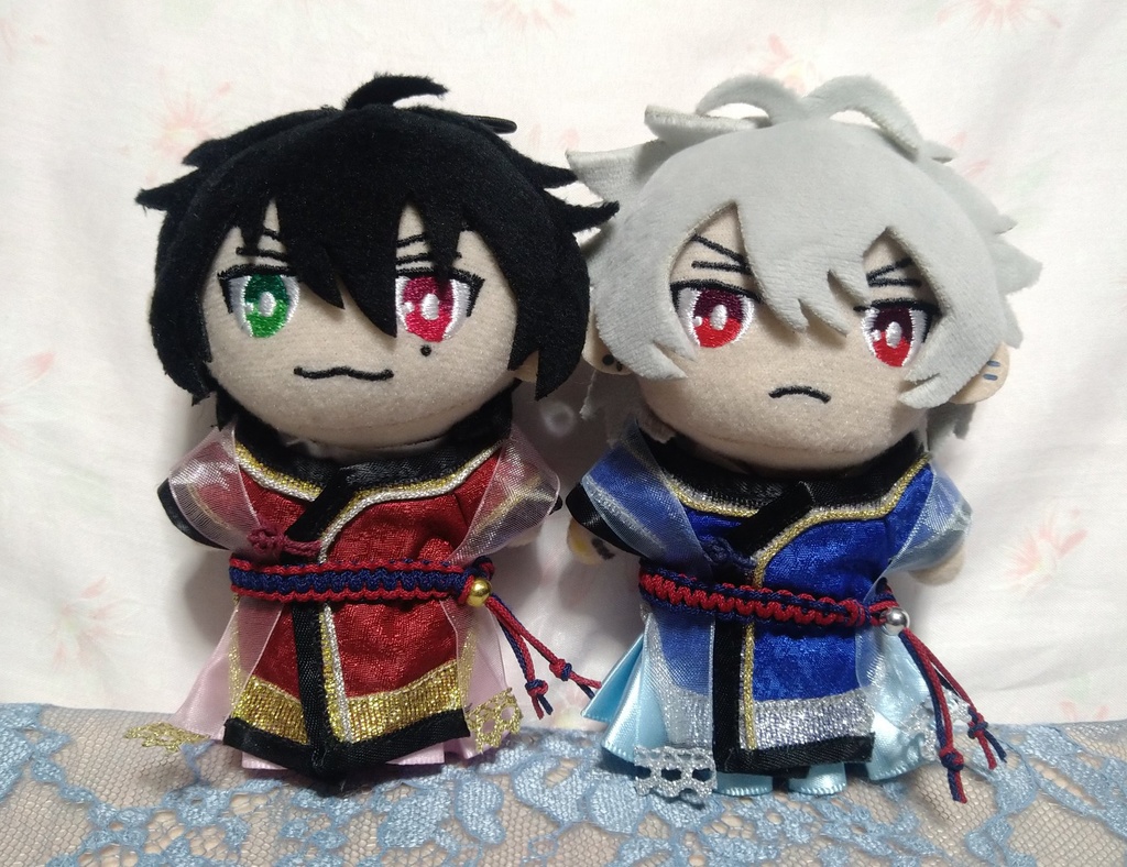 ★ 10㎝ ぬい用 ★ チャイナ 服 & フリルスカート セット