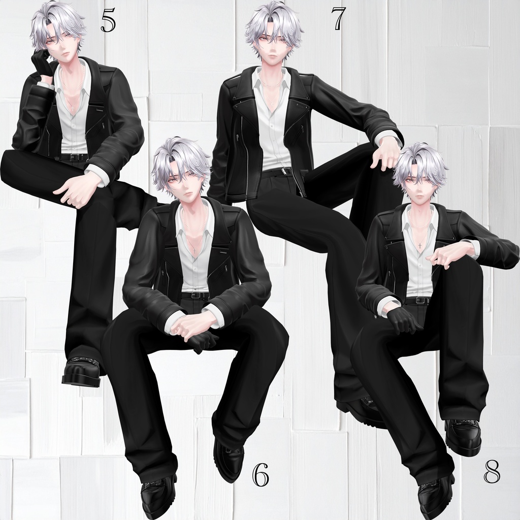 悠莉‐yuri- pose set
