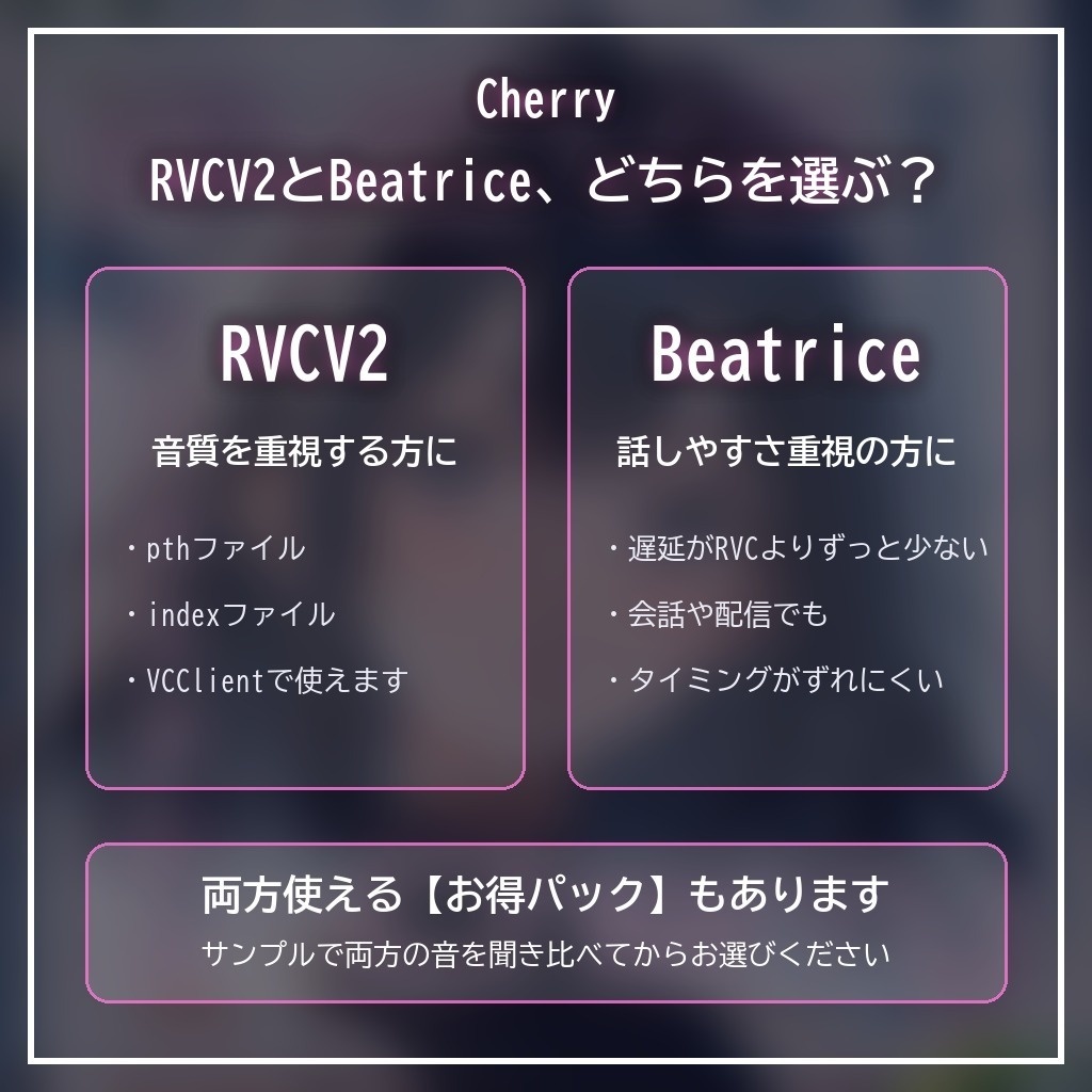 RVCV2・Beatrice2(rc.3対応)「Cherry」