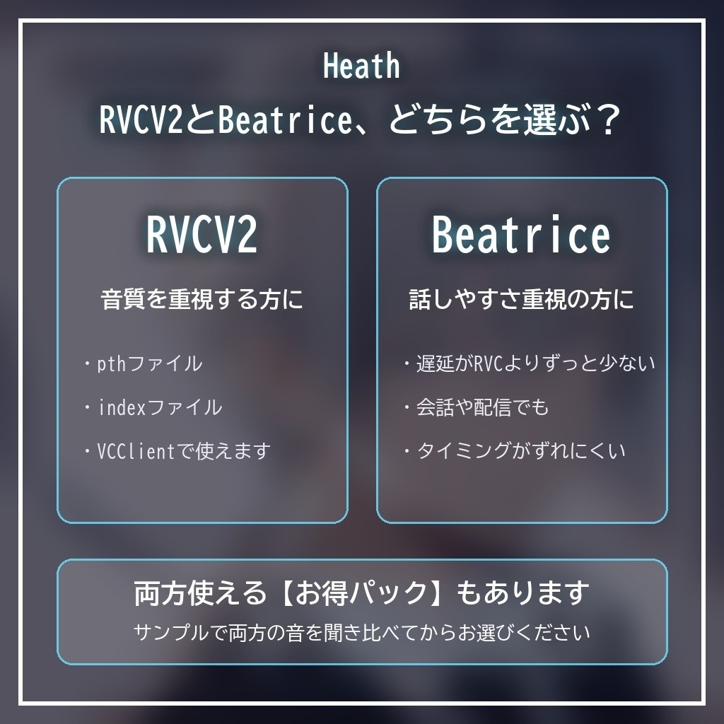 RVCV2・Beatrice2(rc.3対応)「Heath」