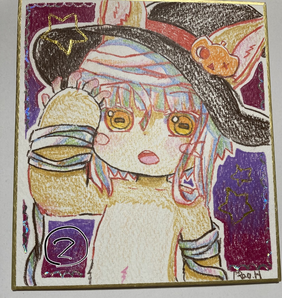 ナナチミニ色紙