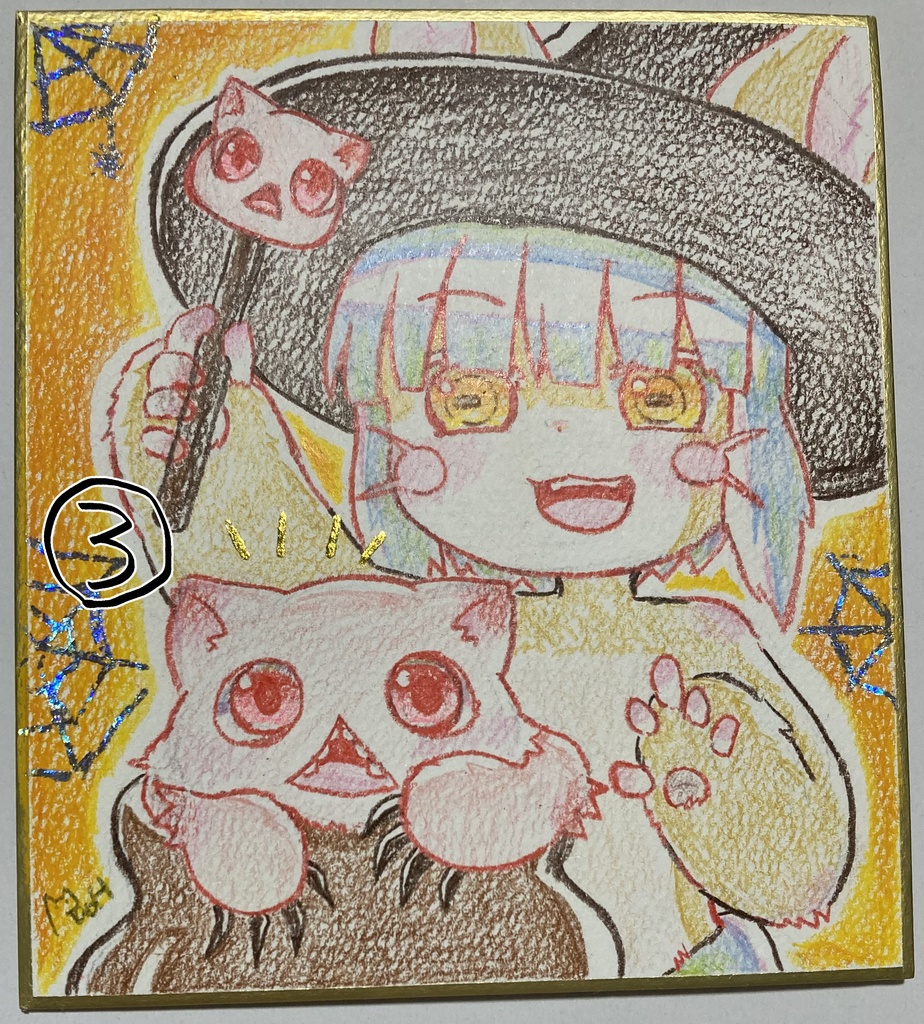 ナナチミニ色紙