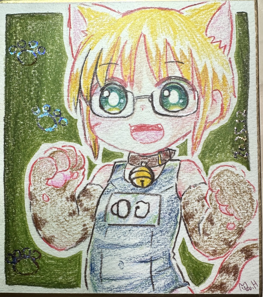 スク水ミニ色紙