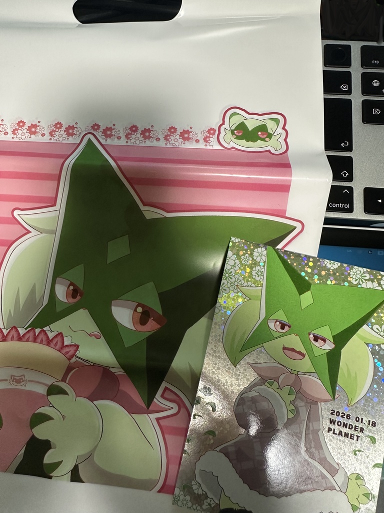 ポストカード、ポリ袋セット