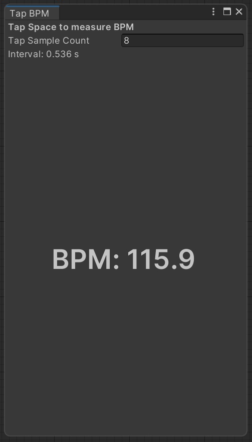 スペースキーを連打してBPMを測定するやつ