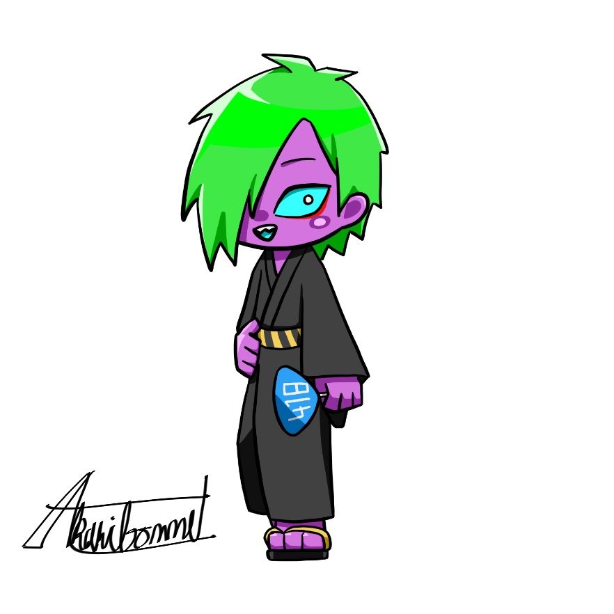 【デフォルメシール】八百津恵（国土汎霊・酷道擬人化）