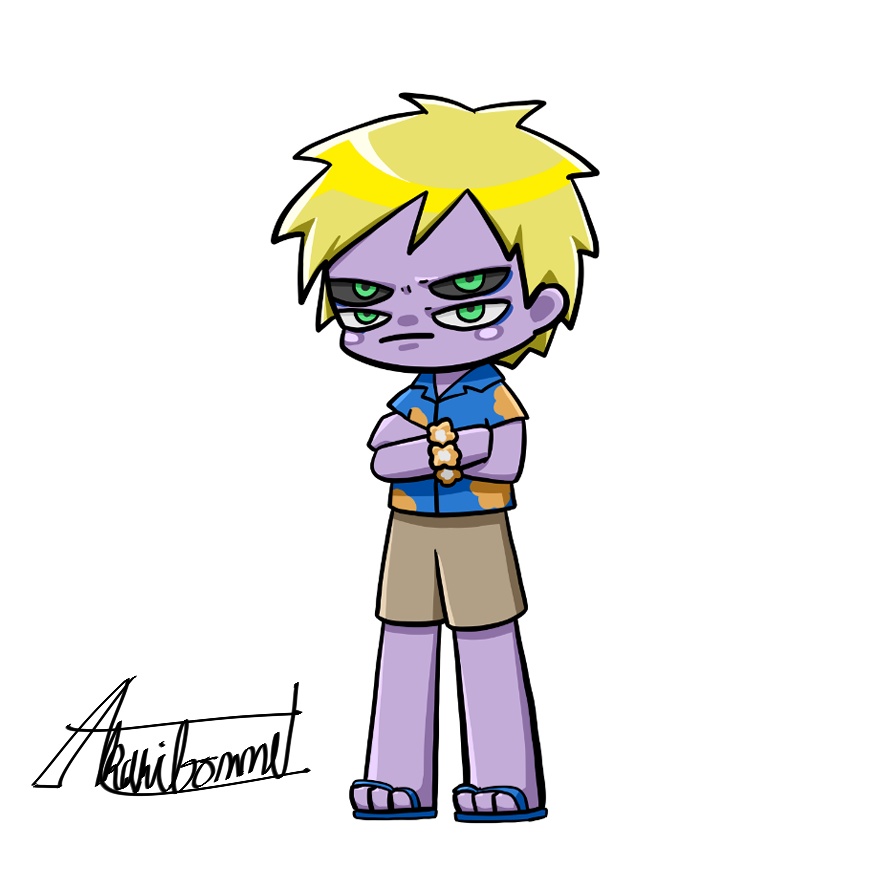 【デフォルメシール】陸奥日十三（国土汎霊・国道擬人化）