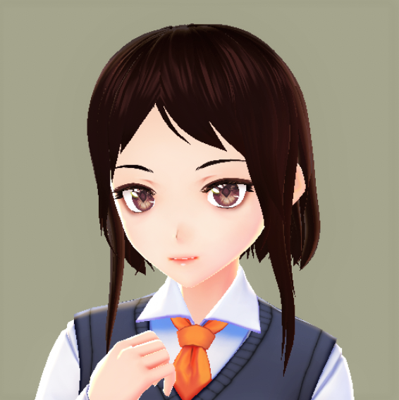 [VRoid Hair Preset] Bob with Bangs