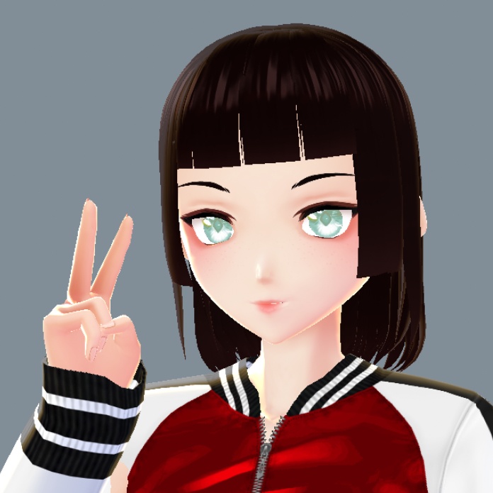 [ VRoid Hair Preset ] Hime Inspired Hair Style