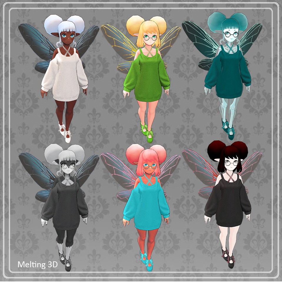 『Bhird / たんぽぽ 』【オリジナル3Dモデル】