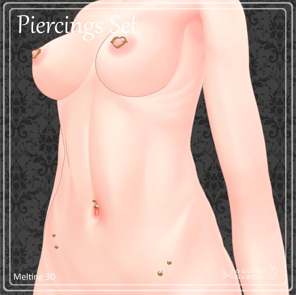Ear and body Piercing for Lime, Moe, Selestia, Shinra, Kikyo, Manuka,Inaba Kaya 缩略图 4