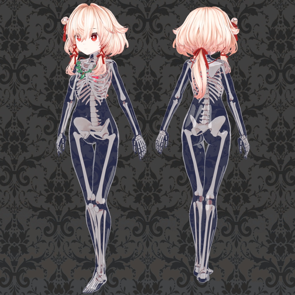 Skeleton and skull for 32 avatars