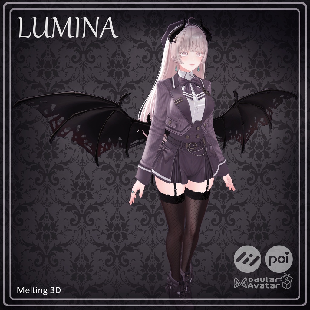 Demon Wings And Horn 悪魔の羽