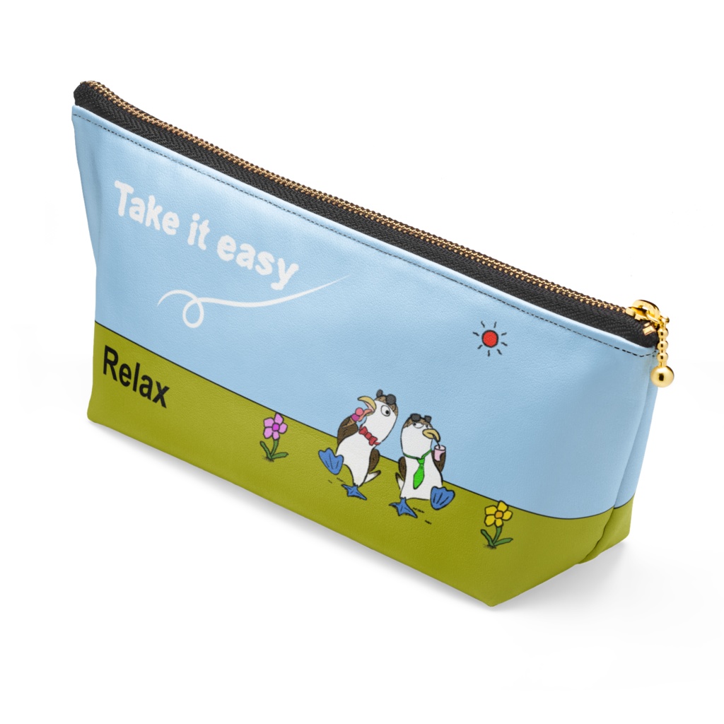 青足兄弟のポーチ