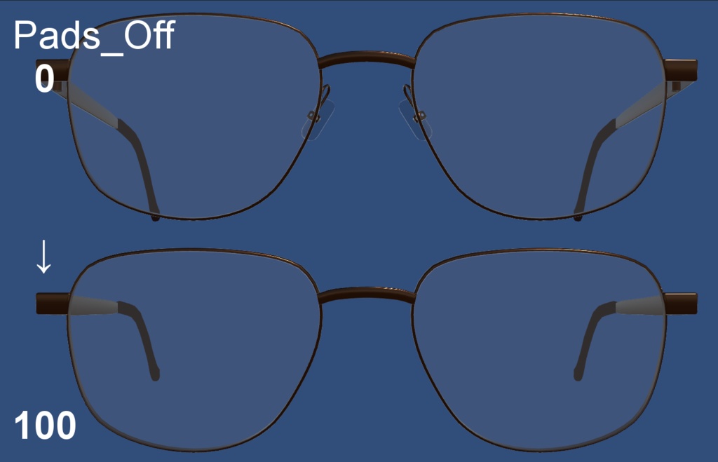 W.W. Glasses (Fan-made) ボストンスクエア型眼鏡