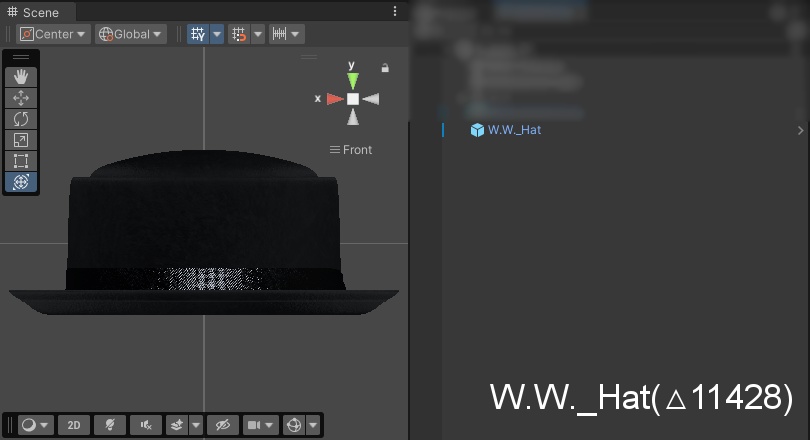 W.W. Hat (Fan-made) ポークパイハット